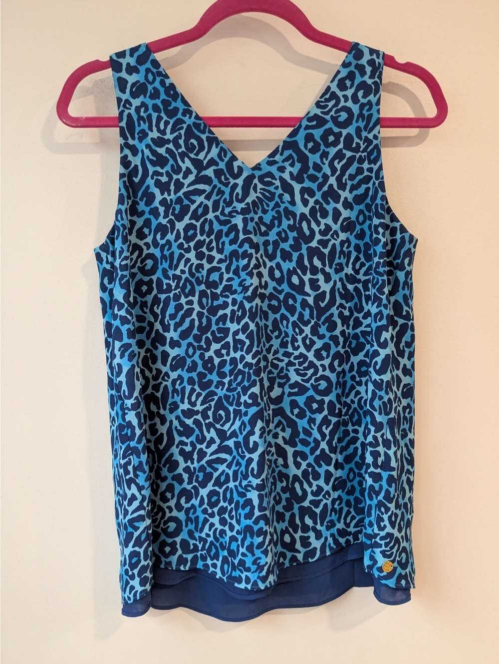 NEW Lilly Pulitzer Florin Reversible Leopard Print Tank - Picture 4 of 8